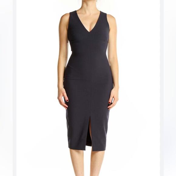 Likely Navy Blue Nori Sleeveless Midi Shift Dress Size 2 - Picture 1 of 12